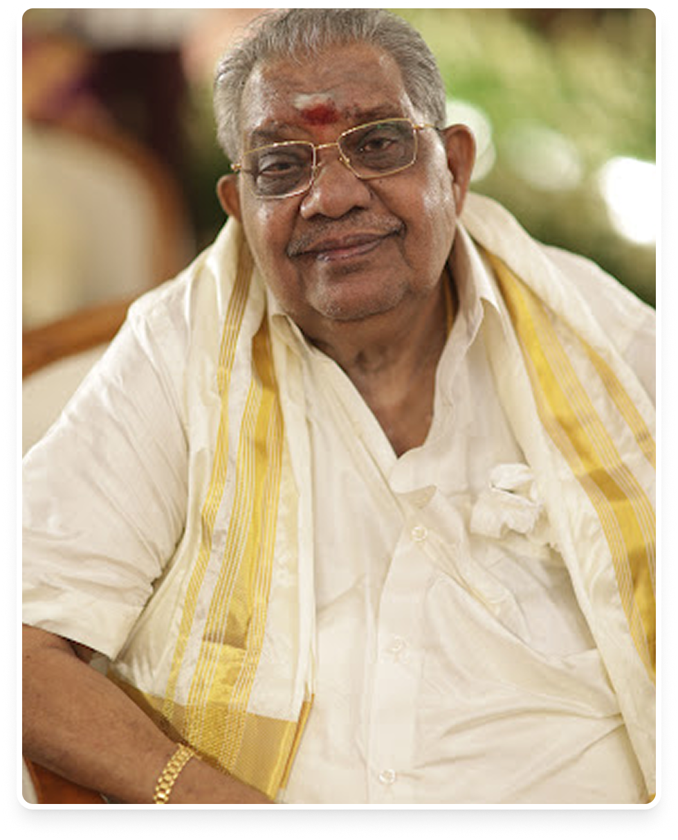 Portrait of the founder, T. Kaliyaperumal Chettiar